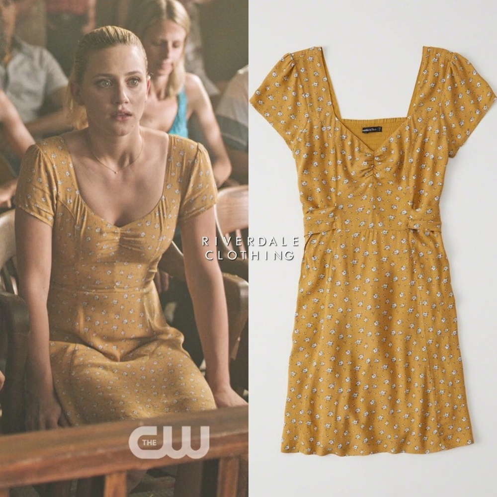 Abercrombie & Fitch Bow-Back Skater Dress
